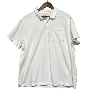 RHONE Mens Polo Shirt XXL Golf Performance Stretch White Short Sleeve Preppy 2XL